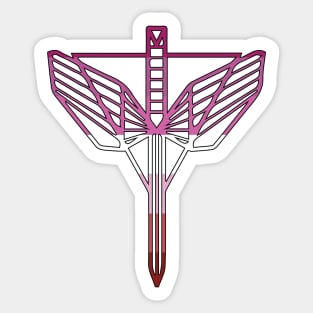 The Shield Symbol (Lesbian) - Wynonna Earp Sticker